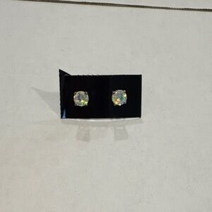 Synthetic Opal Studs